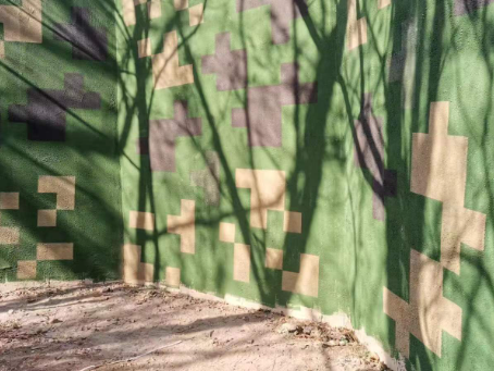 闵行外墙围迷彩喷涂 聚焦工业园区围墙